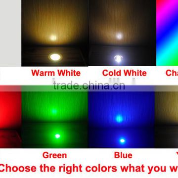 Color Led Light/ 10 x 30mm Colour Changing Led Light Kit/ 0.3w Led Recessed Light Set (SC-B110C)