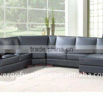 faux leather sofa