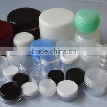 10g-150g PS cosmetic jar cream jar ,transparent jar plastic container