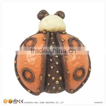 Small Size Magnet Resin Magnetic Ladybug Figurines