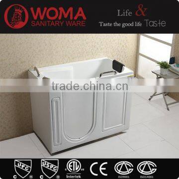 Simple walk in tub with safety seat