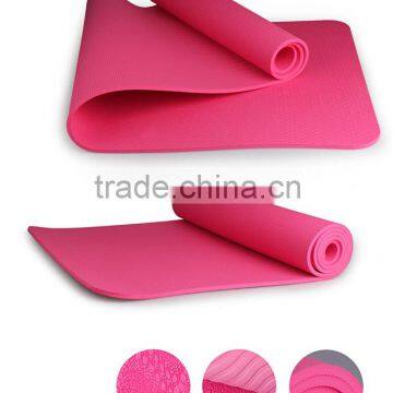 wholesale earth friendly red dural color tpe yoga mat