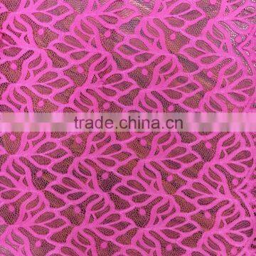 nylon spandex elastic knitting lace fabric manufacturer in china cheap lace