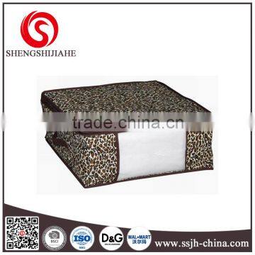 nonwoven printed blanket storage bag with handle