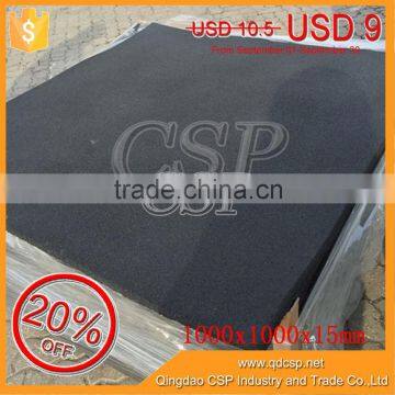 High Quality Cheap 1000*1000*15mm Heat Resistant Waterproof Gym Rubber Floor Mat and Gym Mat photo-2
