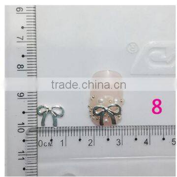 3D Nail Art DIY Decoration Black & White Color Bow Flower &Snowflake Pattern Nail Rhinestone Stickers For Manicure Tools photo-4