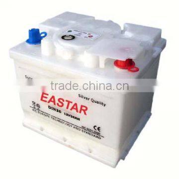 auto car battery 12v 36ah dry charged car battery