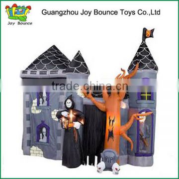 Good Quality Halloween Inflatable Ghost Jumping Castle House for Children Game