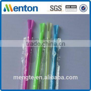 colorful plastic crazy spoon straws