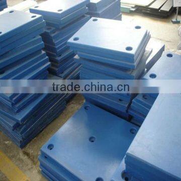 hdpe marine fender board/hdpe facing pad/low friction surface marine fender panel