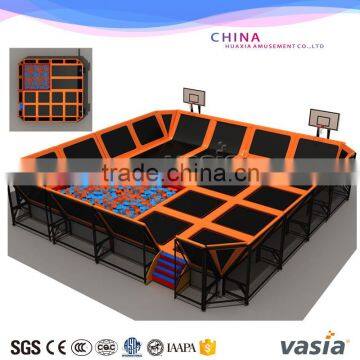 TUV kids sky zone rectangule jumping trampoline park with basketball hoop for sale                        
                                                Quality Choice
                                                    Most Popular
                    