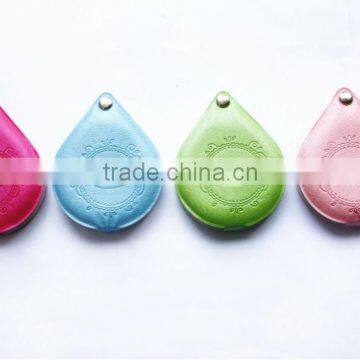 2015 Newly Hat Embossed pu Mirror for Wholesale,ME301-B