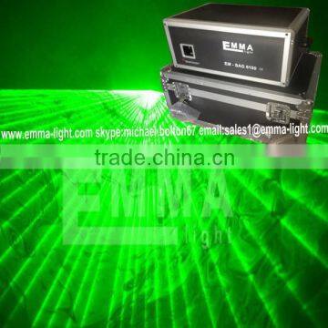 High Power 10w green Ilda Laser Show Light / Ilda Animation green Laser