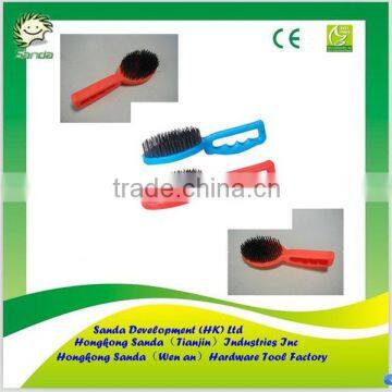 12" oval block wire brush