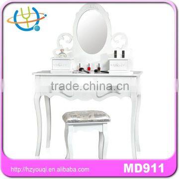 modern dressing table makeup desk Makeup Table with round mirror bedroom