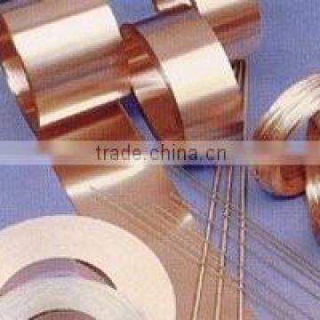 size optional beryllium Copper round strip C17000