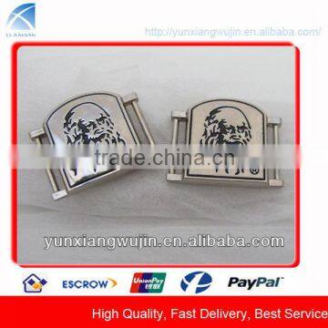 CD6382 High Quality Fashion Custom Clothes Metal Logo