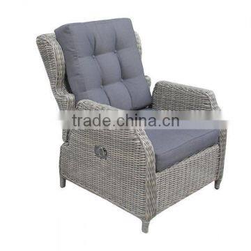 New design outdoor furniture adjustable wicker chair