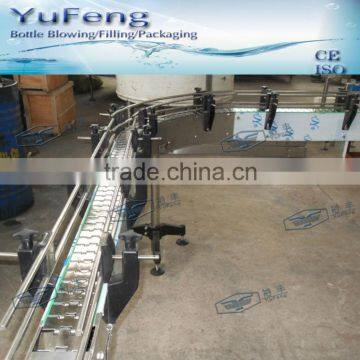 High speed flat bottle conveyor,bottle chain conveyor