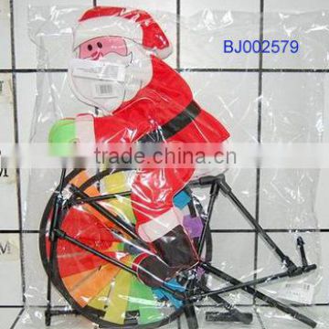 Kids toy Christmas gift lovely Santa Claus bicycle