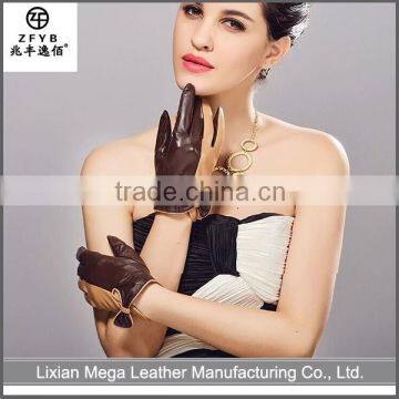 China wholesale fashion high quality Pu Leather Gloves