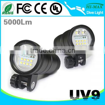 5000 Lumen LED Diving Flashlight Waterproof 100 meters                        
                                                Quality Choice