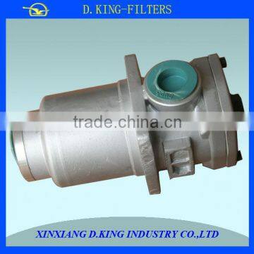 High efficiency simplex basket strainer housing