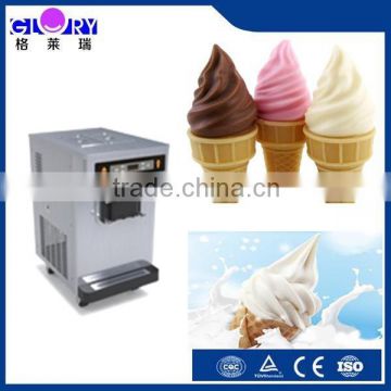 Table model 3 flavors high quality soft ice cream machine for commercial