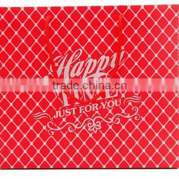 happy time just for you paper bag red color