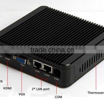 Barebone System Bay Trail J1800 2 Ethernet Mini pc 12v Partaker 2.41GHZ Turo 2.58GHZ photo-4
