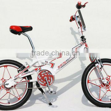 20" white freestyle bike new model