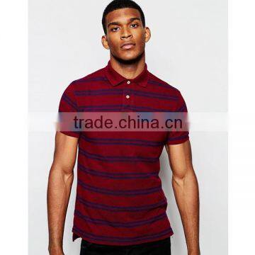 office polo shirt with twin stripe regular fit