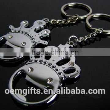 Nice Metal Keychain;Crown Keychainp;Crown Opener Keychain;