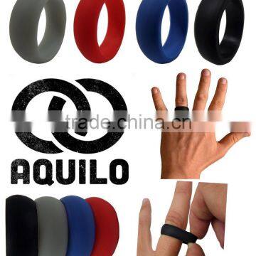 Mens Silicone Wedding Ring For Sportsman and Workers