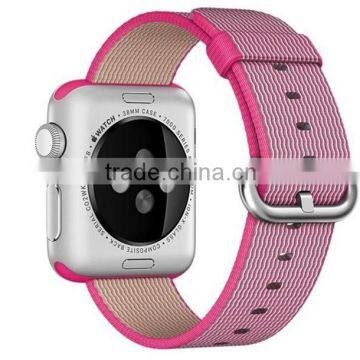 Original 1:1 38mm 42mm Nylon Watch Band With Steel Buckle For Apple Watch Woven Nylon Watch Band With Adapter