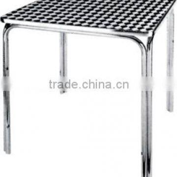 Wholesaler custom aluminum table in garden/patio set