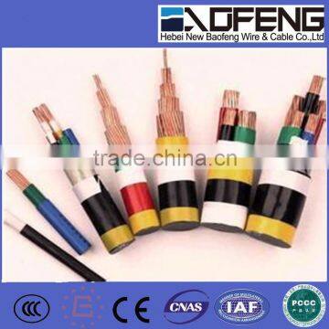 high voltage cable/copper cable /pvc insulated cable