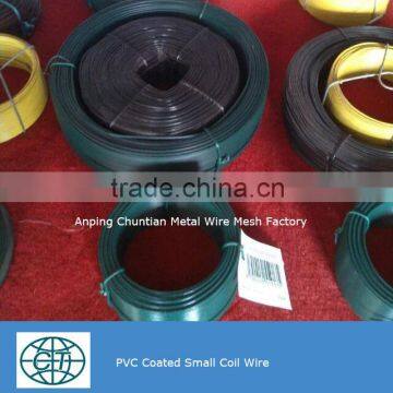 galvanized wire and black wire in small coil wire for binding
