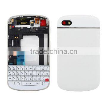 Original Genuine Full Housing Set With Keyboard Assembly For Blackberry Q10 - White