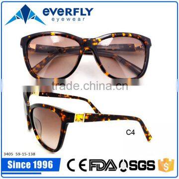 High quality standard demi acetate sunglass with valued beautiful shiny blue stone