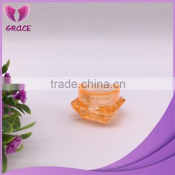 Beautiful PP plastic cream jar 5g 10g 20g 30g 50g diamond jar cosmetics