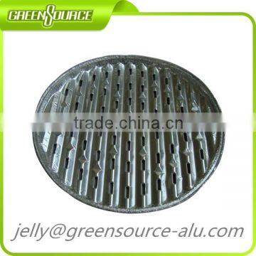 Round aluminium foil BBQ