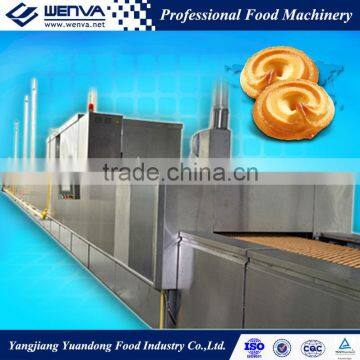 Industrial tunnel oven for cookies production
