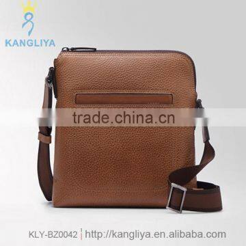 Man Shoulder Bag Brown Classical Daily Small Bag 100% Genuine Leather Handbags