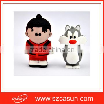 Custom cartoon PVC USB Flash Drive