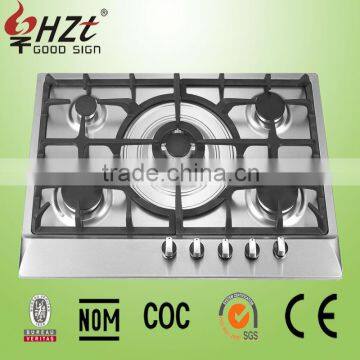 2016 Best Kitchen appliances 5 Burner Gas Hob s/steel