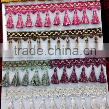 tassel trimming fringe for curtains,tassel fringe for curtains