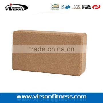 Wooden Yoga Block, Cork Brock for Yoga