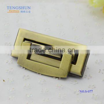 zinc alloy lock for bags high quanlity metel accessories for pursse wholesale free samples