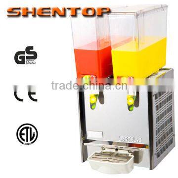 SHENTOP Cold and hot slush machine juice blender juice dispenser LRSP-9L*2